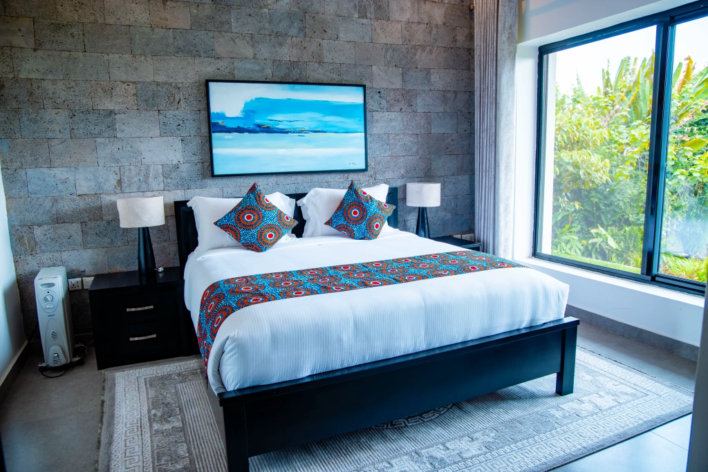 Farmhouse Rwanda - Rubibi Main House Bedroom