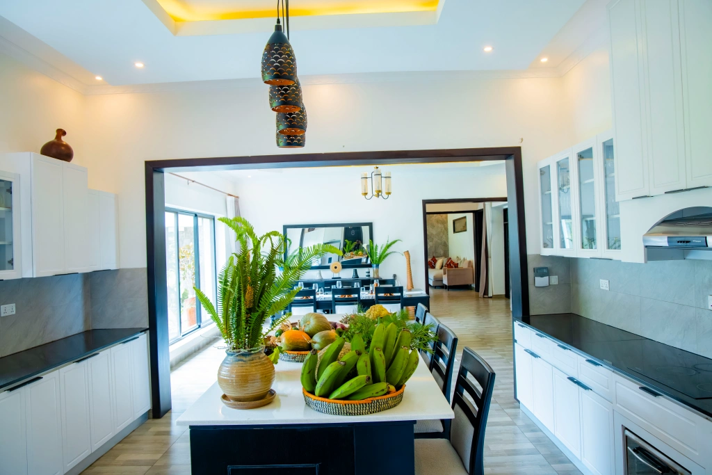 Farmhouse Rwanda - Rubibi Main House Kitchen