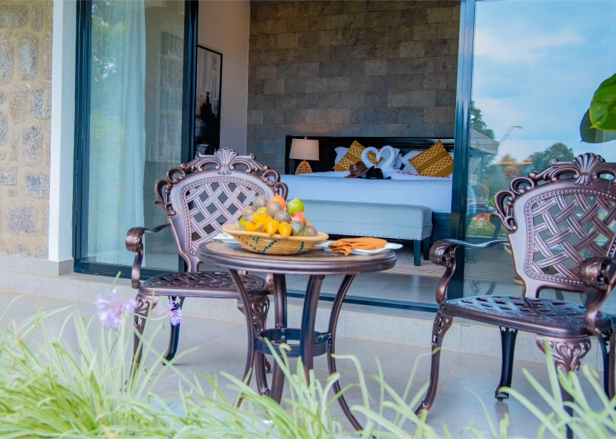 Farmhouse Rwanda - Rubibi Main House Master Bedroom Outside View